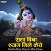 About Radha Bina Shyam Mile Kaise Song